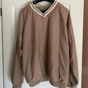 Size XL Ultra Club Collection crewneck, (cream/light brown color)